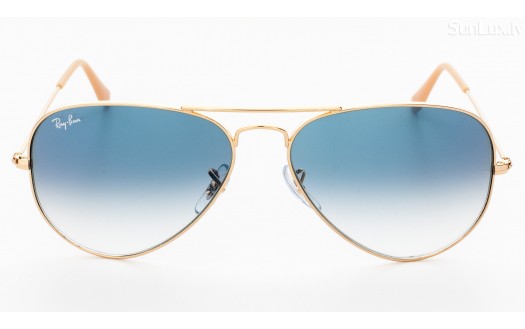 Ray-Ban Aviator Large Metal Blue Gradient (RB3025 001/3F 62mm) saules brilles